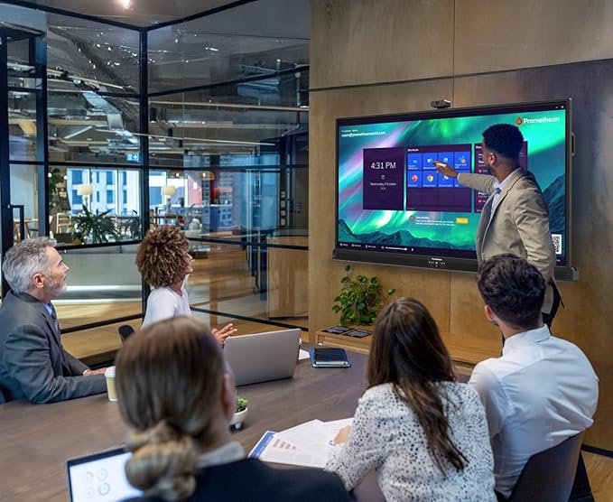 Promethean ActivPanel 10 Premium 65" High Specification Digital Whiteboard for Office or Classroom, 4K UHD, OS Flexible Device, Panel Included, 3 Year Onsite Support