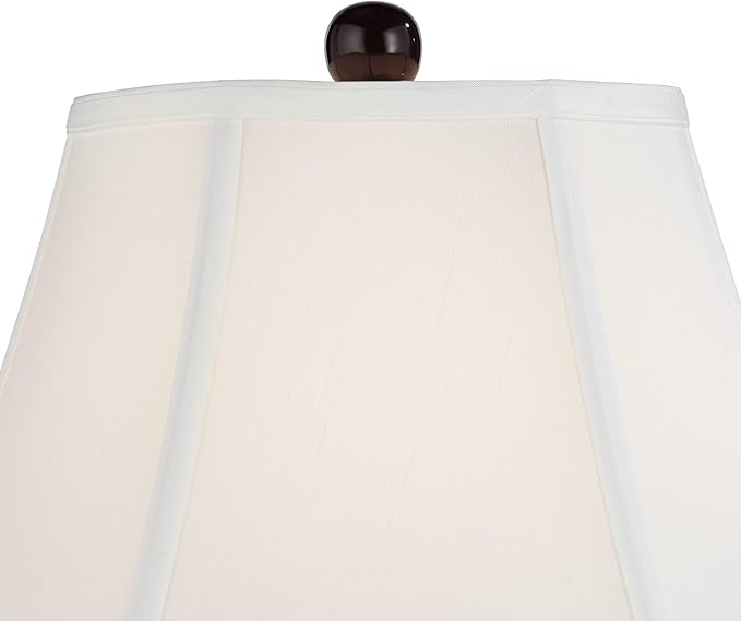 Barnes and Ivy Shonna Garden Bird 27" Tall Jar Traditional Table Lamps Set of 2 Blue Porcelain White Shade Living Room Bedroom Bedside Nightstand House Office Home Kitchen Entryway Console