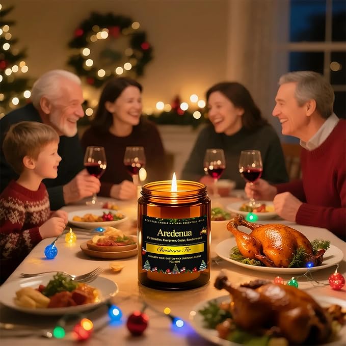 Cinnamon & Cloves Candle | Christmas Scented Candles, Soy Candles for Home, Holiday Aromatherapy Candle Gift for Women Men – Warm Spiced Christmas Gifts for Home