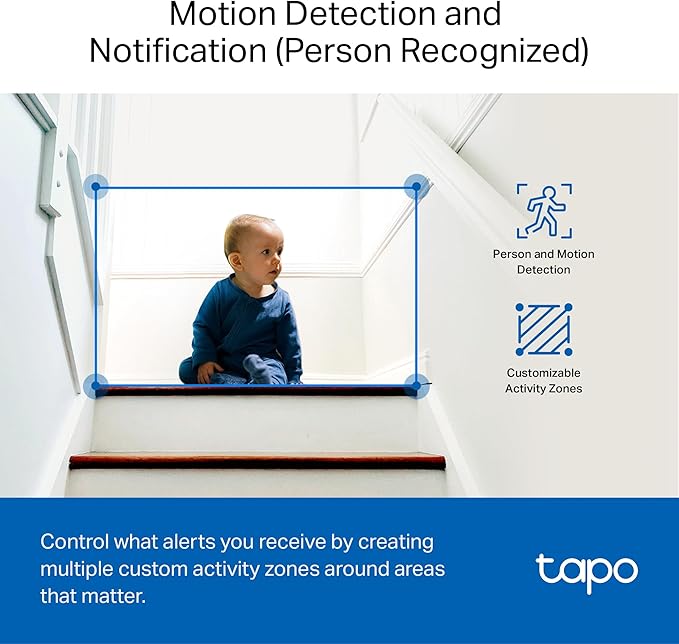 Tapo 1080P Indoor Security Camera for Baby Monitor, Pet Camera w/Motion Detection, 2-Way Audio, Night Vision, Cloud & SD Card Storage, Works w/Alexa & Google Home, Plug-in, C101