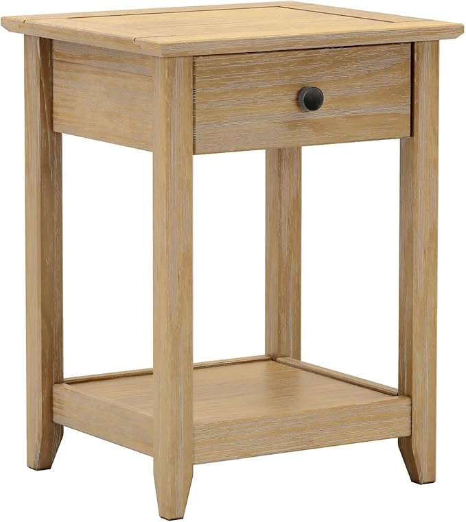 Greenport End Table - Brushed Driftwood