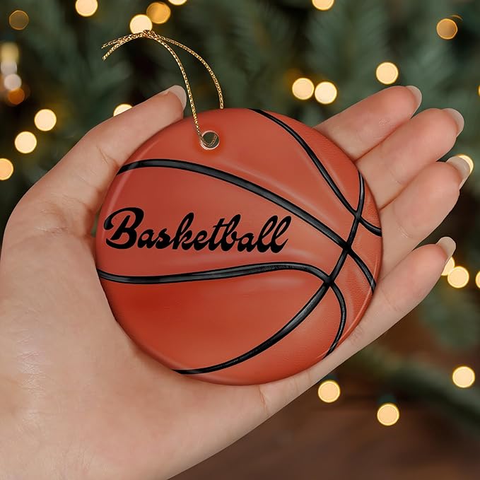 Sports Kids Basketball Player Gift - Christmas Ornament