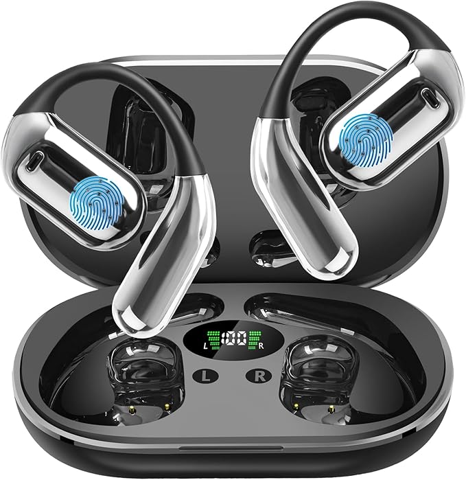 AI Translation Earbuds Real Time, 144 Language Translator Earbuds with APP Compatible with iOS & Android, Bluetooth Headphones Translating Device for Travel Business and Learning