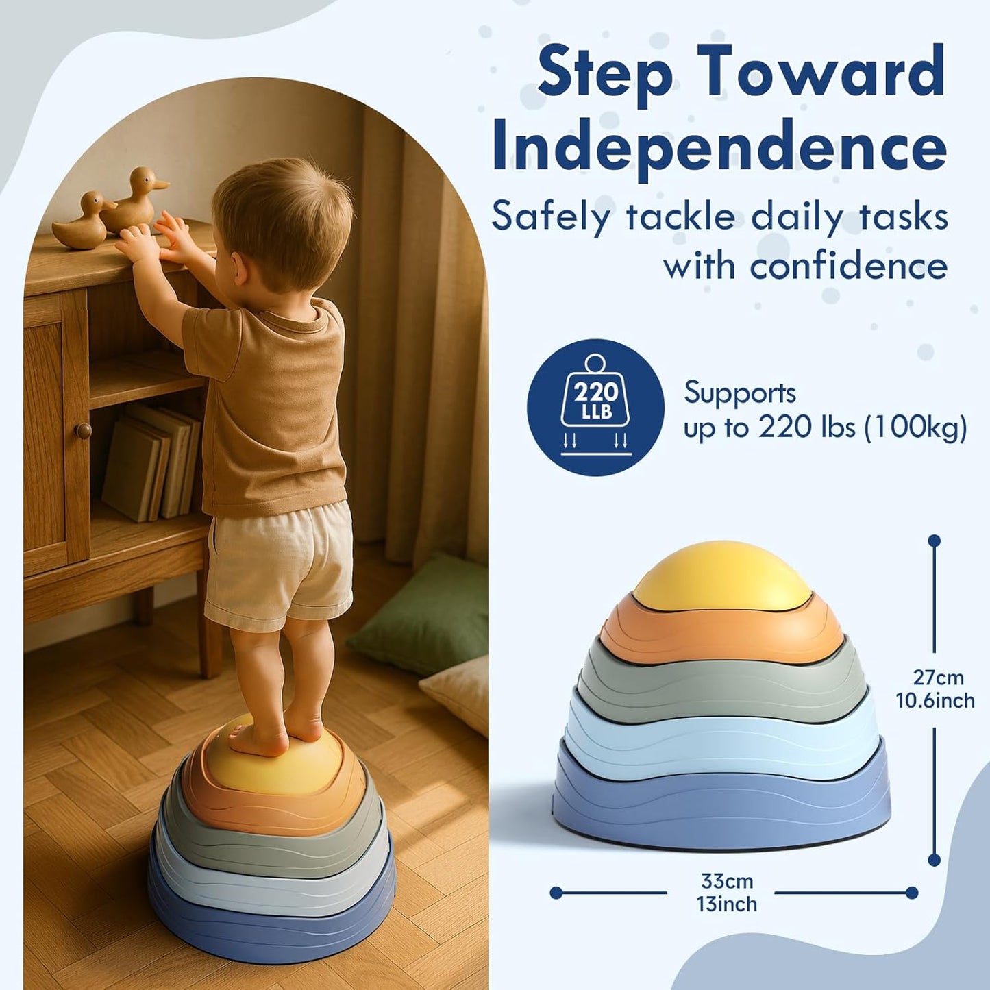 Lehoo Castle Stepping Stones for Kids