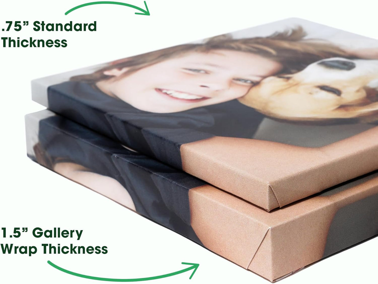 BuildASign Custom Canvas Prints with Your Photos – Personalized Picture To Canvas Wall Art, Perfect for Home Decor, Gifts & Keepsakes, Ready to Hang (18" L x 24" W x 1.5”D)