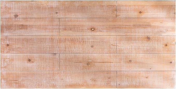 WILLIAMSPACE 47.6" Rectangular Wood Coffee Table with Wood Block Base, Modern Rustic Center Table for Living Room, Farmhouse Style Side End Table Furniture, Natural