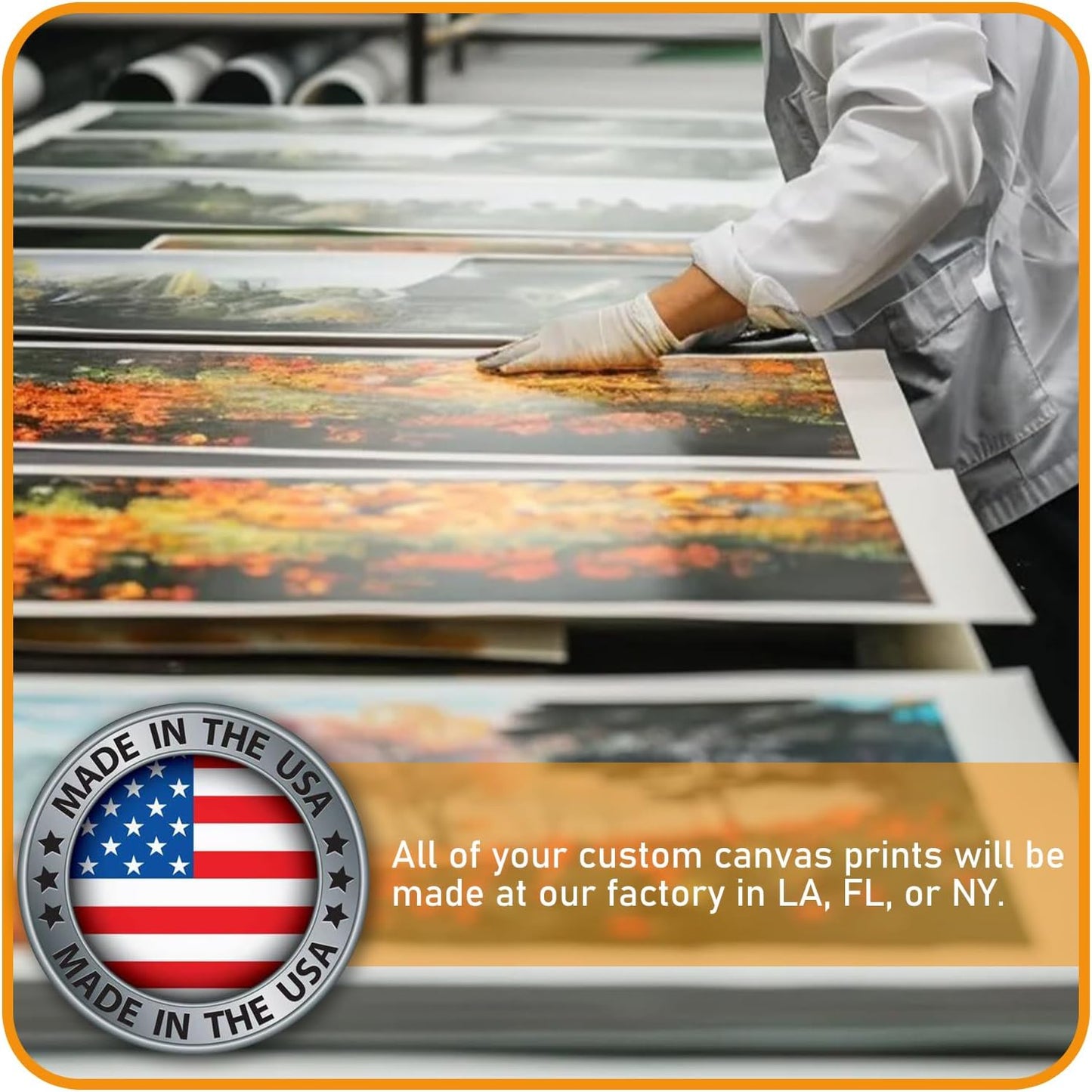 xzartdiy Custom Canvas Prints with Your Photos - Personalized Picture Print Customized Gifts for Family Home Office Wall Art Decor, Wrapped Canvas 40x28inch