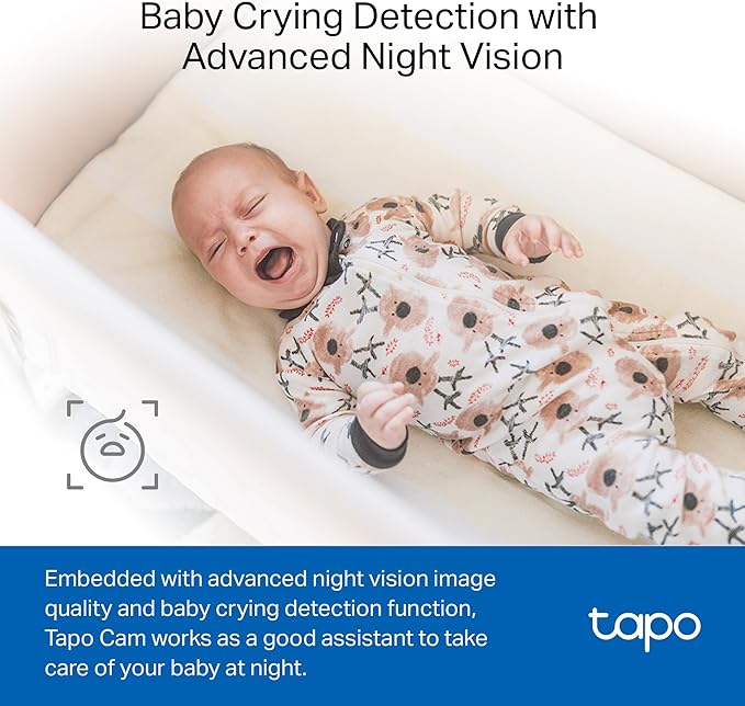 Tapo by TP-Link 1080P Indoor Security Camera for Baby Monitor, Pet Camera w/Motion Detection, 2-Way Audio, Night Vision, Cloud & SD Card Storage, Works w/Alexa & Google Home, Black, C101(4-Pack)