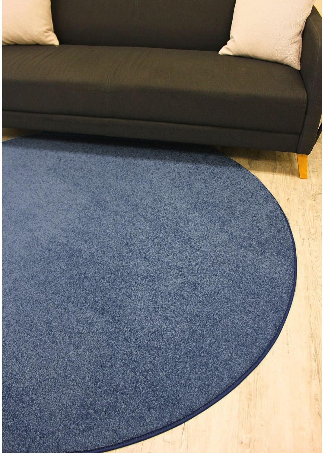 KOECKRITZ Soft and Colorful Kids Classroom Area Rugs (Passes Flammability Pill Test) Many Sizes and Bright Colors to Select from (12' x 15', Navy)