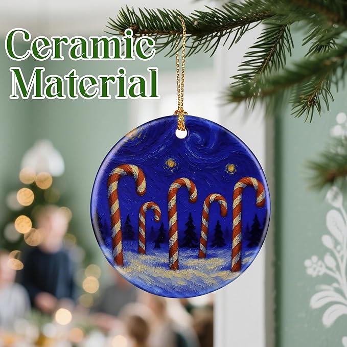 Starry Night Ornament – Christmas Ornament, Christmas Decoration, & Perfect Holiday Decor | Gift Exchange, Gift Idea