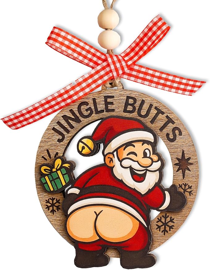 Funny Christmas Ornaments - Funny Gag Gifts - Santa Ornament - White Elephant Ornament - Unique Christmas Ornaments - Xmas Gifts for Adult - car Hanging Accessories DuduCraft ONM-103 Trum Map