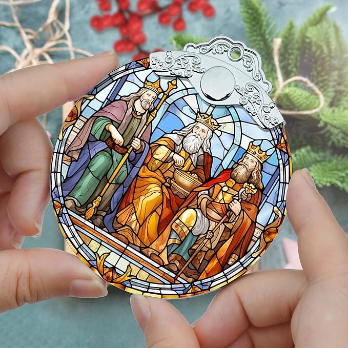 Nativity Christmas Ornaments - Nativity Gifts for Christmas Tree - Christian & Religious Ornaments - S069