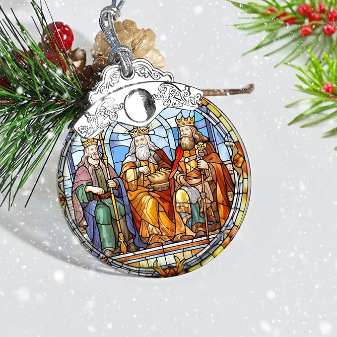 Nativity Christmas Ornaments - Nativity Gifts for Christmas Tree - Christian & Religious Ornaments - S069
