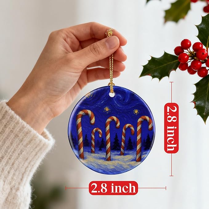 Starry Night Ornament – Christmas Ornament, Christmas Decoration, & Perfect Holiday Decor | Gift Exchange, Gift Idea