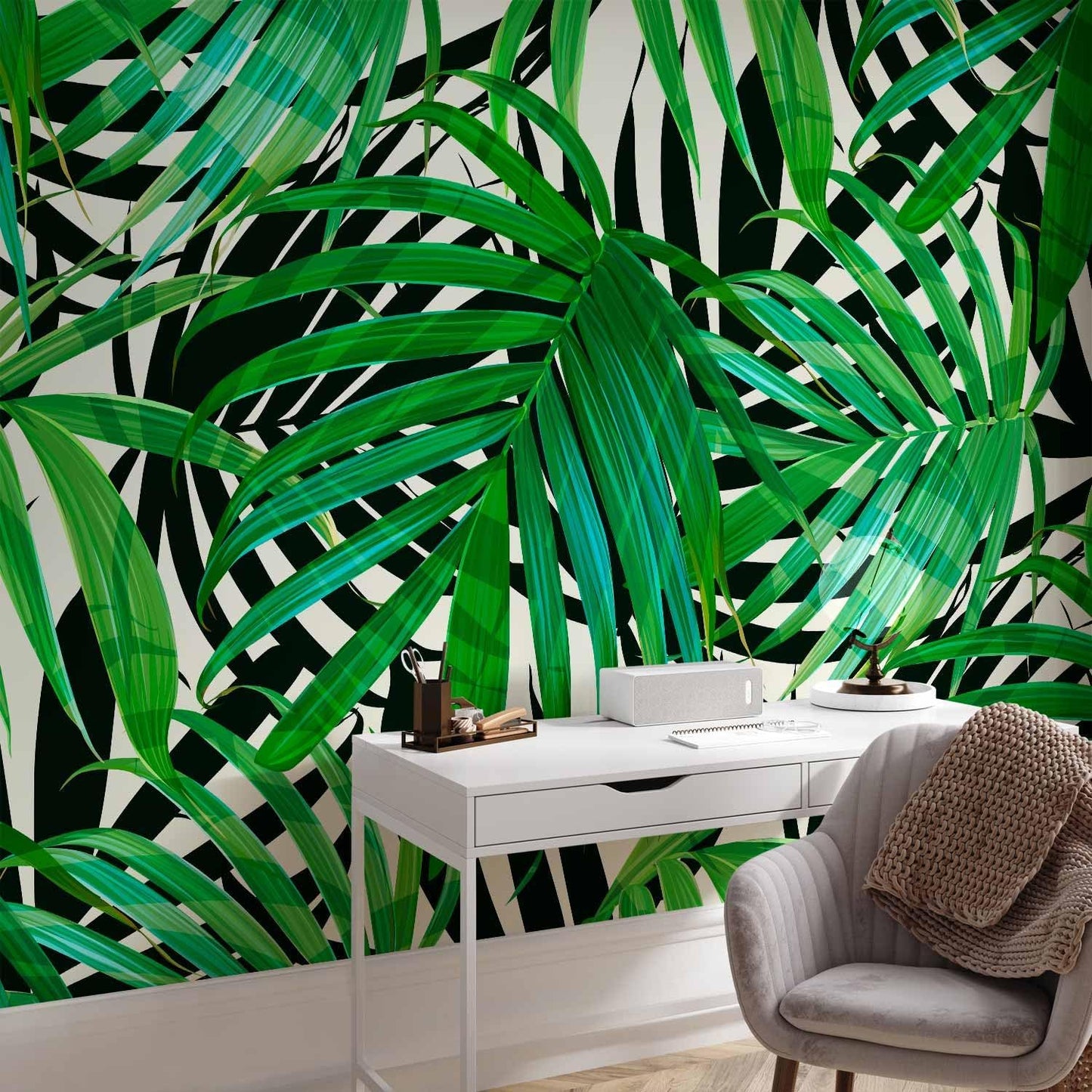 artgeist Premium Wall Mural Tropical 138x101 in - XXL Non-Woven Wallpaper Fleece Wall Decor Photo Print Picture Image Design Home b-B-0280-a-a
