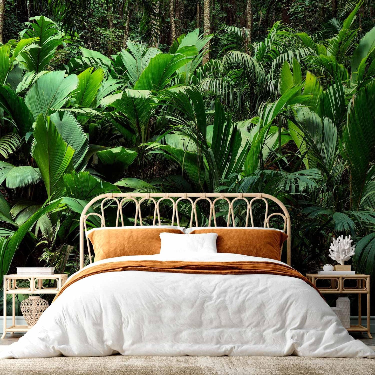 artgeist Wall Mural Nature 157x110 in - XXL Non-Woven Wallpaper Fleece Wall Decor Photo Print Picture Image Design Botanical Plants Jungle Leaves b-B-0594-a-a