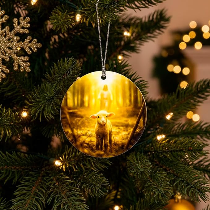 Christmas Ornament 2025 - Nativity Christmas Ornaments - Regilious Christian Gifts for Women | Men - Christian Christmas Ornaments - Easter Decor - Christmas Decor Xmas Tree Decoration