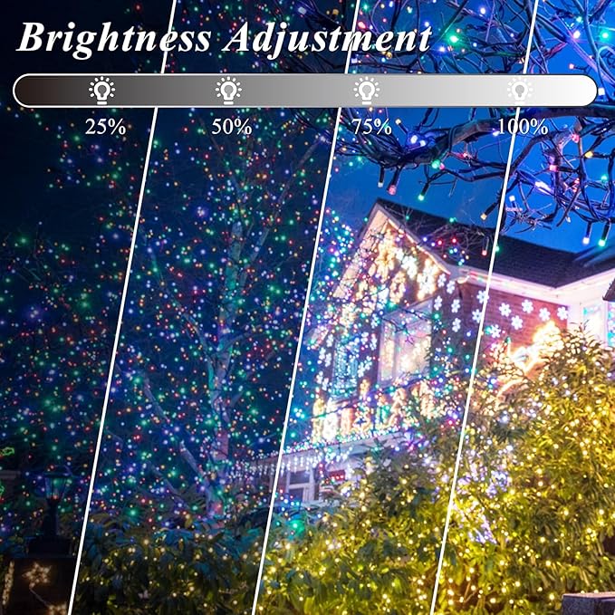 Lovelite 400 LED Christmas Fairy Lights Color Changing, 131 FT 35 Colors String Lights with Remote Silver Wire, Waterproof Fairy Light Plug in for Halloween Xmas Party Bedroom Wedding Indoor Decor