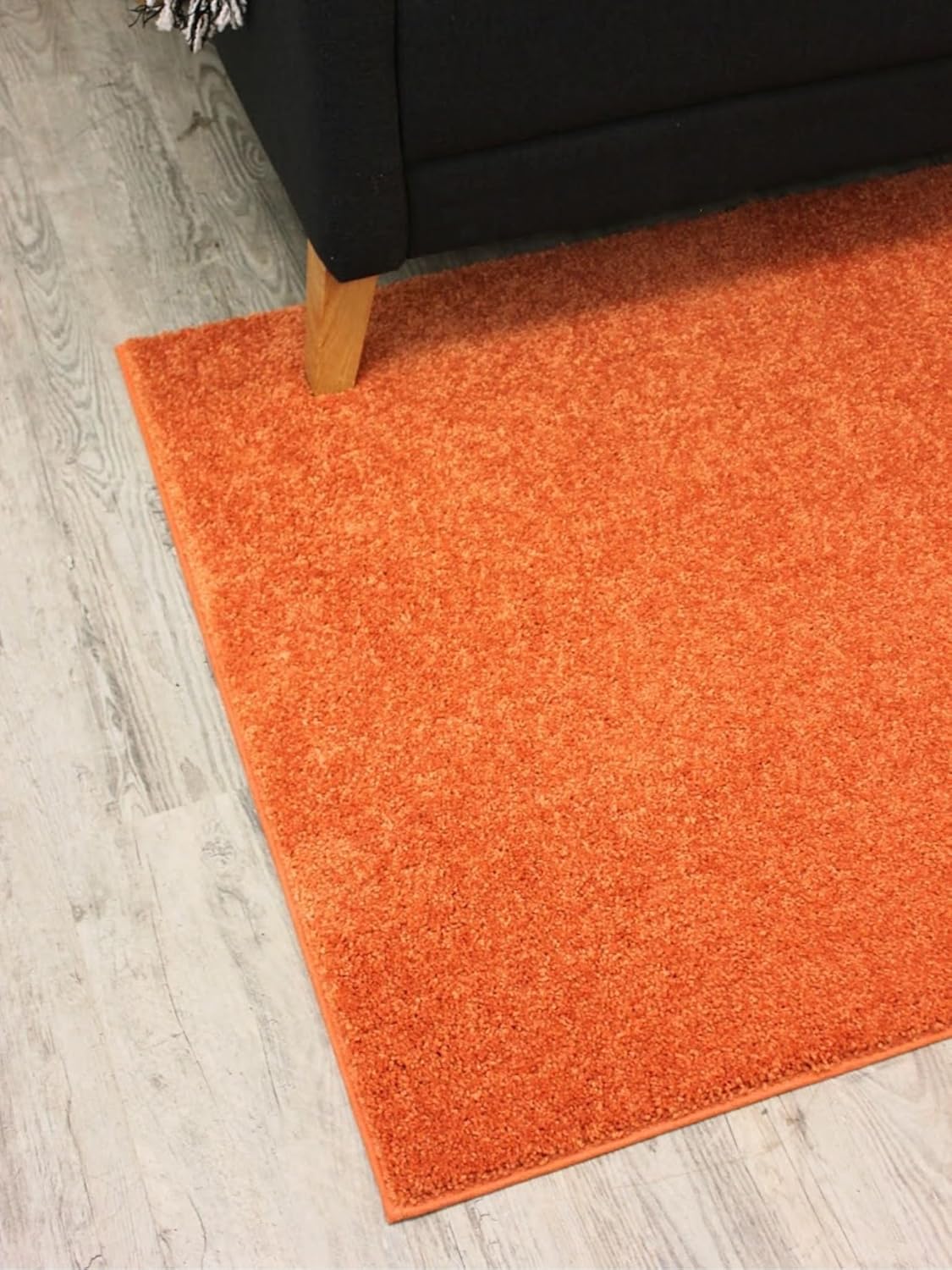 KOECKRITZ Soft and Colorful Kids Classroom Area Rugs (Passes Flammability Pill Test) Many Sizes and Bright Colors to Select from (8' x 10', Tangerine)