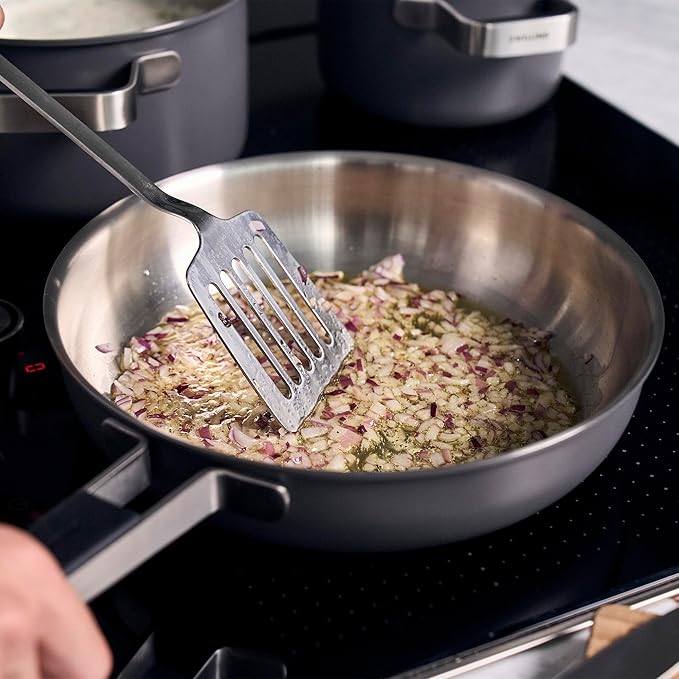 ZWILLING Pure 11-inch Stainless Steel Fry Pan, Grey