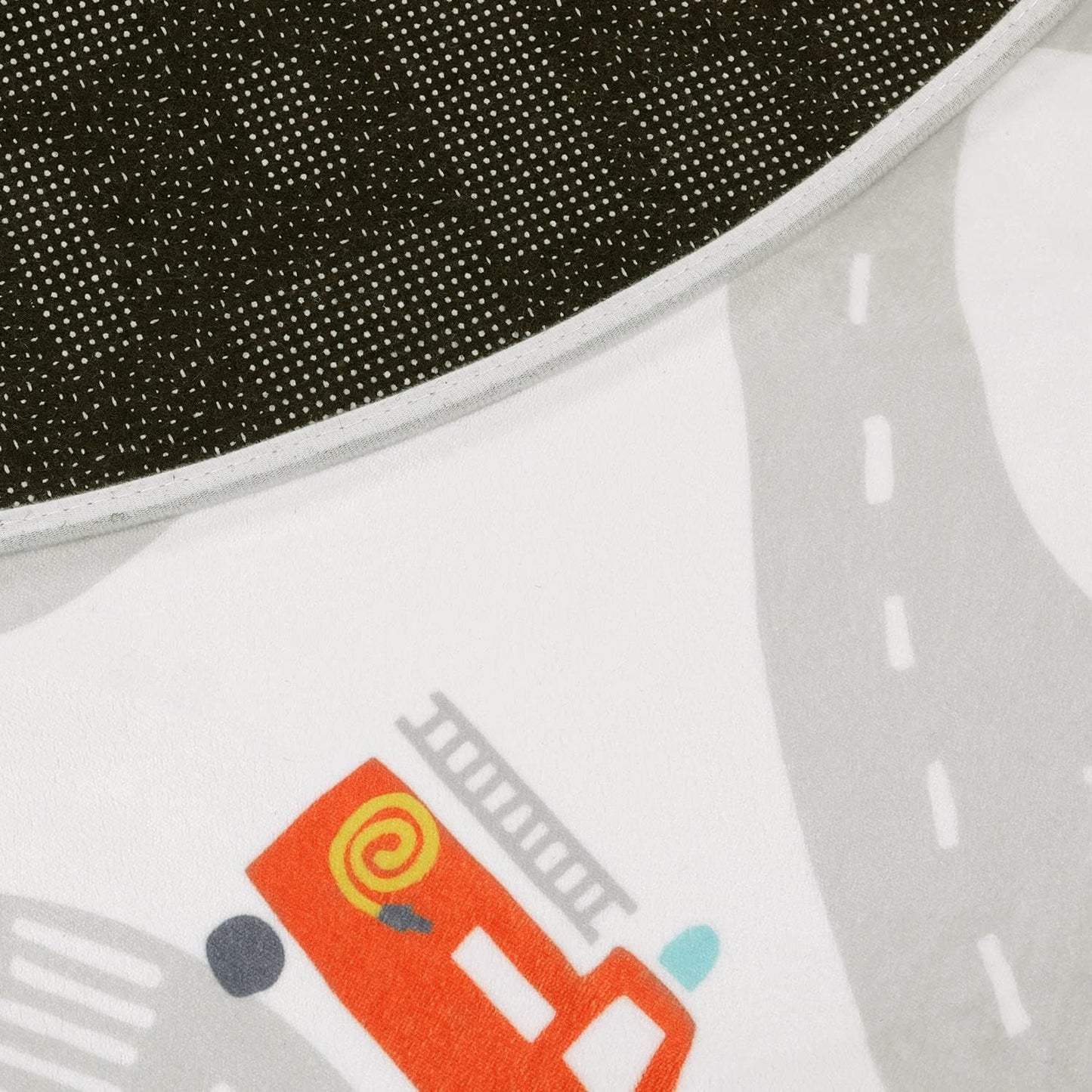 STARUIA Road Traffic Kids Rug Children Playing with Cars Playmat 3x5 Ft, Washable Play Carpet for Kids Playroom, Non-Slip Have Fun Safe Baby Nursery Rug for Toddler Boy's Bedroom Game Room Grey