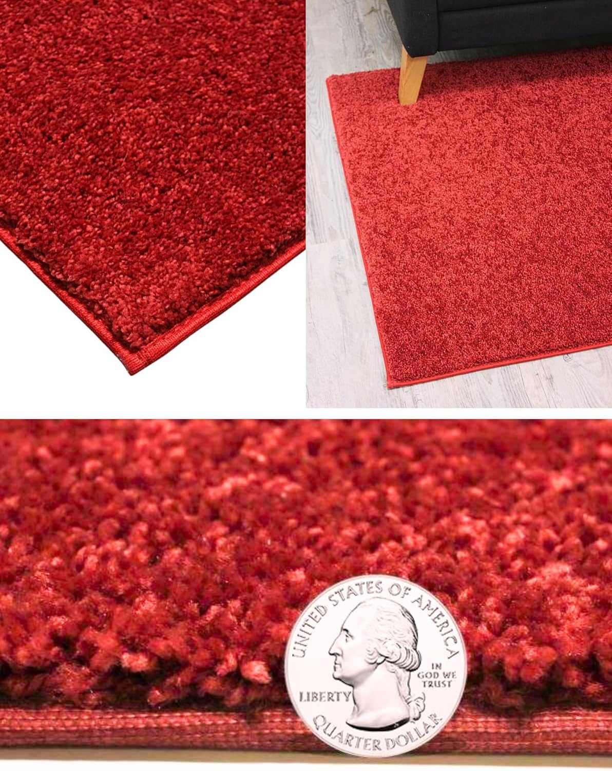 KOECKRITZ Soft and Colorful Kids Classroom Area Rugs (Passes Flammability Pill Test) Many Sizes and Bright Colors to Select from (6' x 6', Fire Engine)