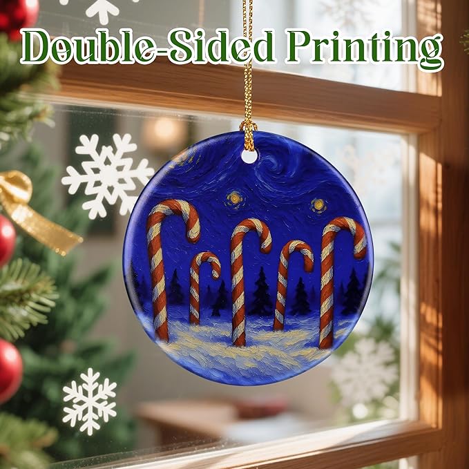 Starry Night Ornament – Christmas Ornament, Christmas Decoration, & Perfect Holiday Decor | Gift Exchange, Gift Idea