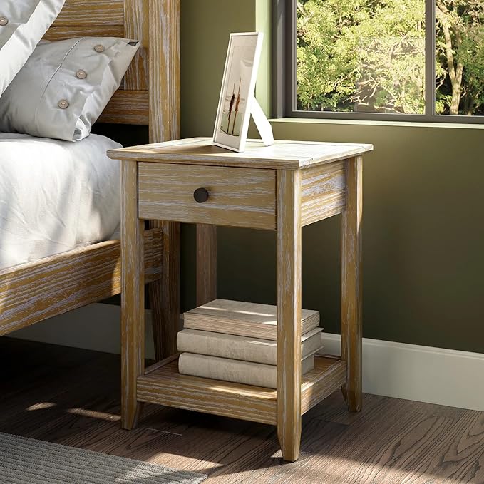 Greenport End Table - Brushed Driftwood