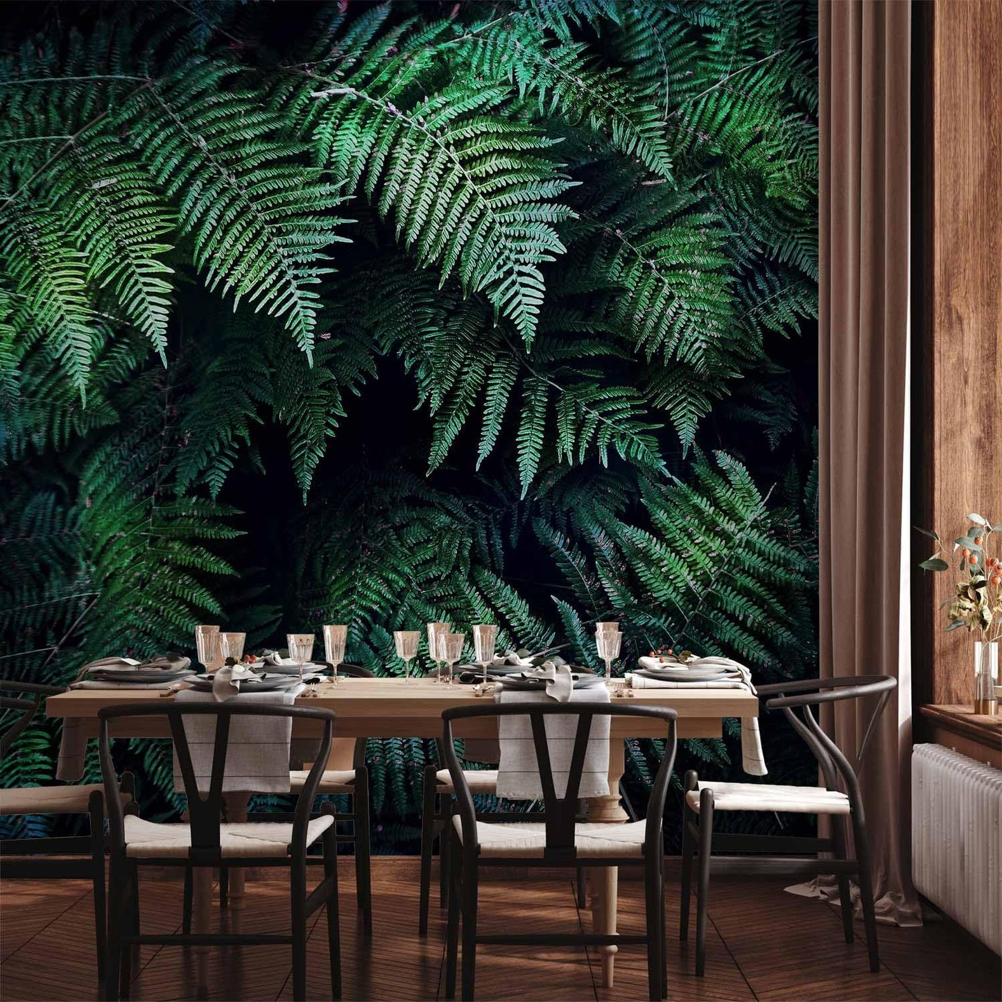 artgeist Wall Mural 3D Effect 79x55 in - XXL Non-Woven Wallpaper Fleece Wall Decor Photo Print Picture Image Design Home Tropical Leaves b-C-0564-a-a
