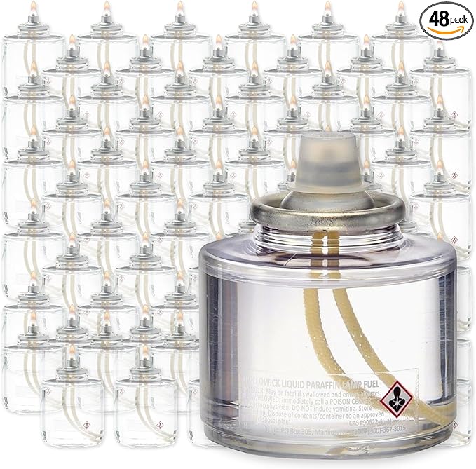 Hollowick 30 Hour Disposable Liquid Candle (48/case) (HD30) - NOT for Home Consumer USE