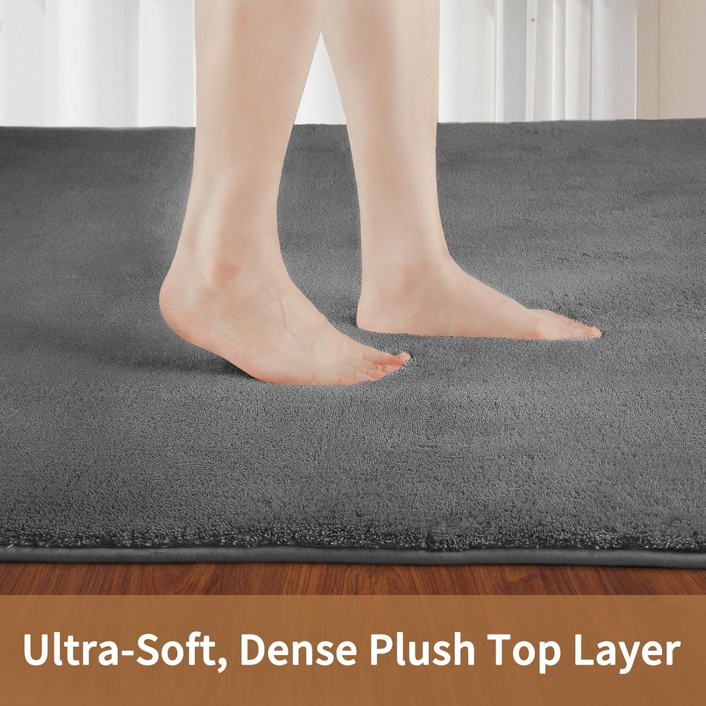 Sour Lemon 9x12 Area Rugs for Living Room, Soft Large Area Rug Fluffy Rugs for Bedroom，Machine Washable Area Rug Non Slip Carpet Rug for Living Room Playroom Kids Room Home Decor