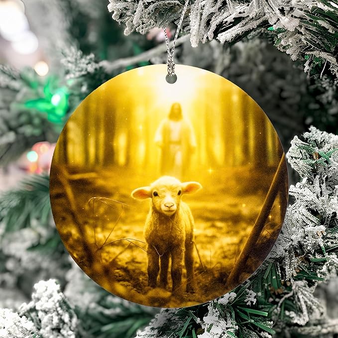 Christmas Ornament 2025 - Nativity Christmas Ornaments - Regilious Christian Gifts for Women | Men - Christian Christmas Ornaments - Easter Decor - Christmas Decor Xmas Tree Decoration