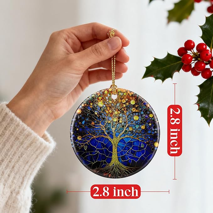 Tree of Life Ornament – Christmas Ornament, Christmas Tree Decor, & Perfect Holiday Decor | Housewarming Gifts, Gifts for Mom and Women