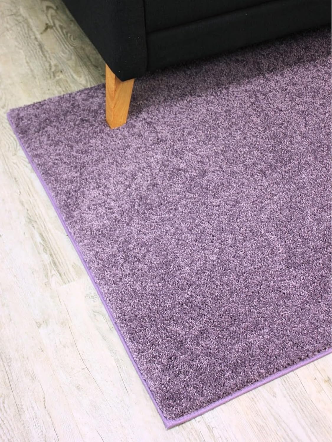 KOECKRITZ Soft and Colorful Kids Classroom Area Rugs (Passes Flammability Pill Test) Many Sizes and Bright Colors to Select from (5' x 5', Lavender)