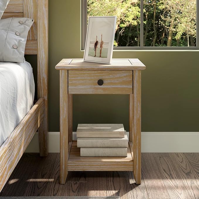 Greenport End Table - Brushed Driftwood