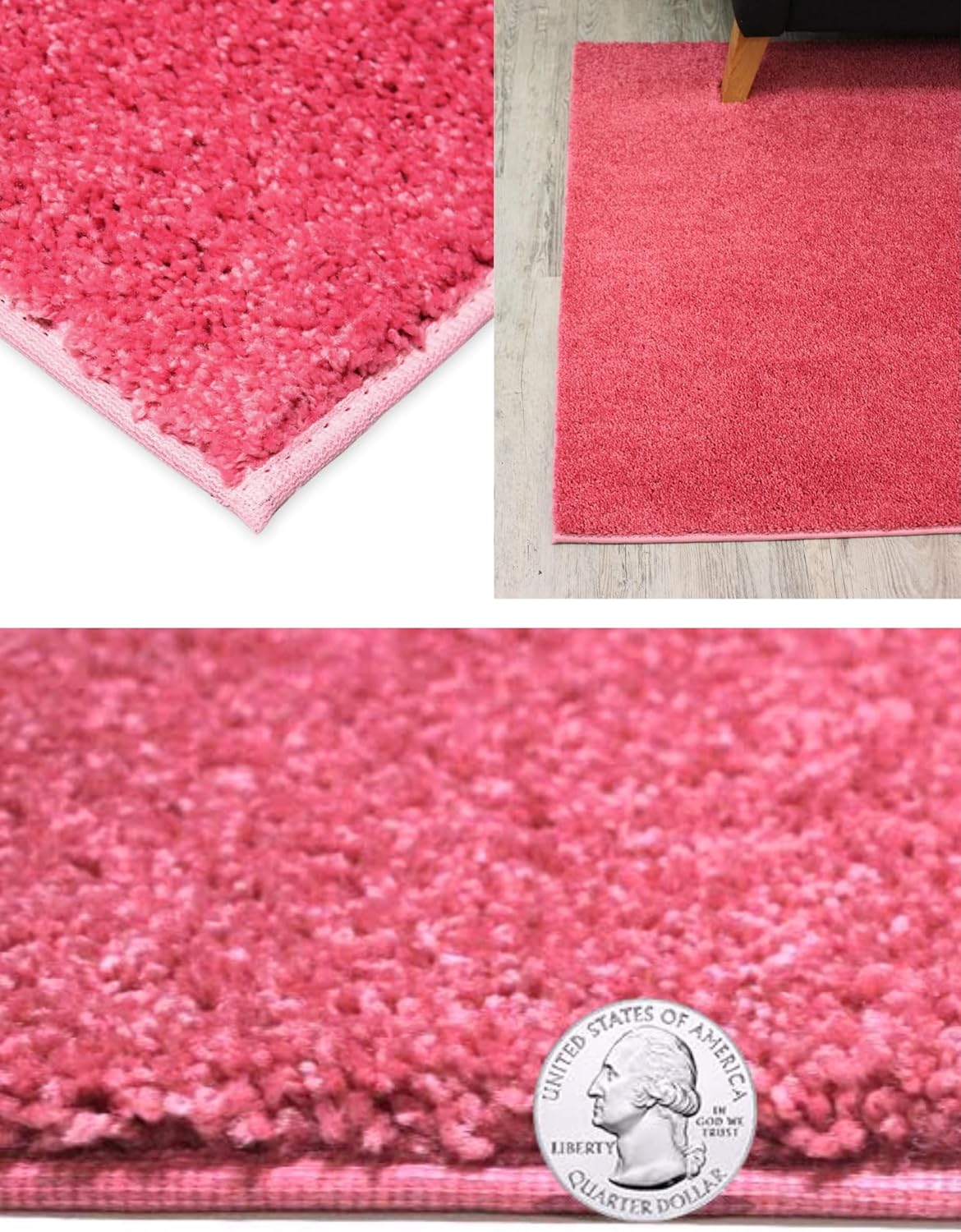 KOECKRITZ Soft and Colorful Kids Classroom Area Rugs (Passes Flammability Pill Test) Many Sizes and Bright Colors to Select from (6' x 9', Glamour)