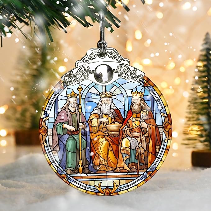 Nativity Christmas Ornaments - Nativity Gifts for Christmas Tree - Christian & Religious Ornaments - S069