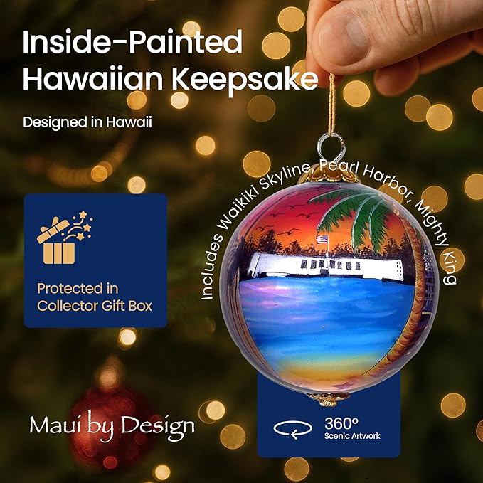 Collectible Waikiki Hawaii Christmas Ornament