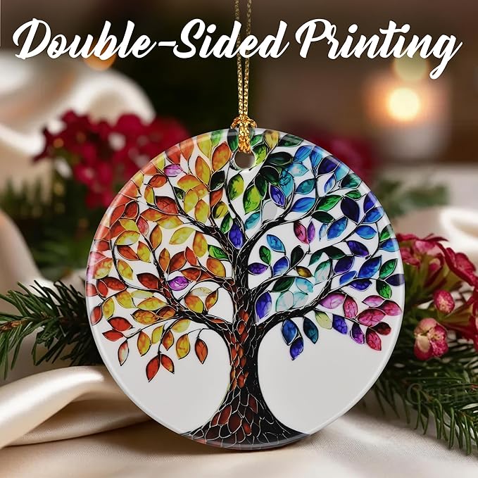 Tree of Life Ornament, Christmas Ornaments: Christmas Tree Decorations, Holiday Decor, Stocking Stuffers, Gift Ideas, Xmas Gift, Housewarming Gifts & Gifts for Friends and Family