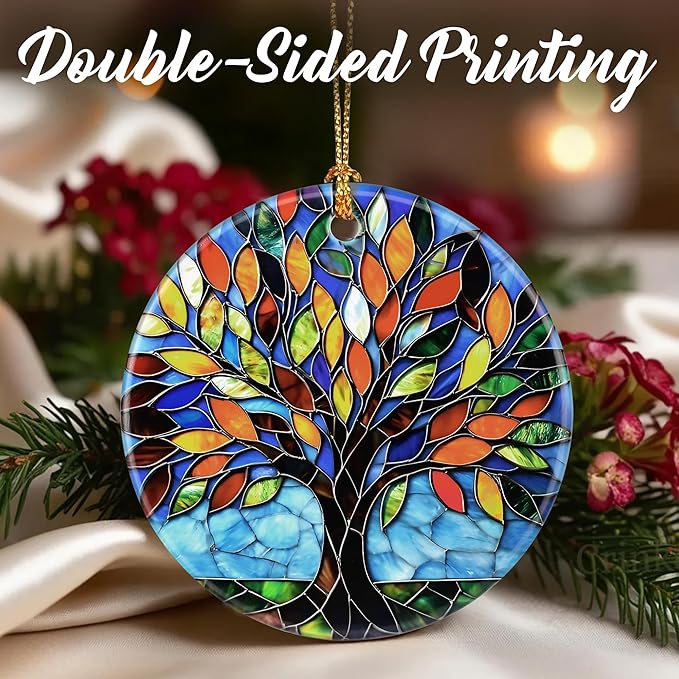 Tree of Life Ornaments, Christmas Ornaments: Christmas Tree Decorations, Holiday Decor, Stocking Stuffers, Gift Ideas, Xmas Gifts, Housewarming Gift & Gifts for Women, Mom