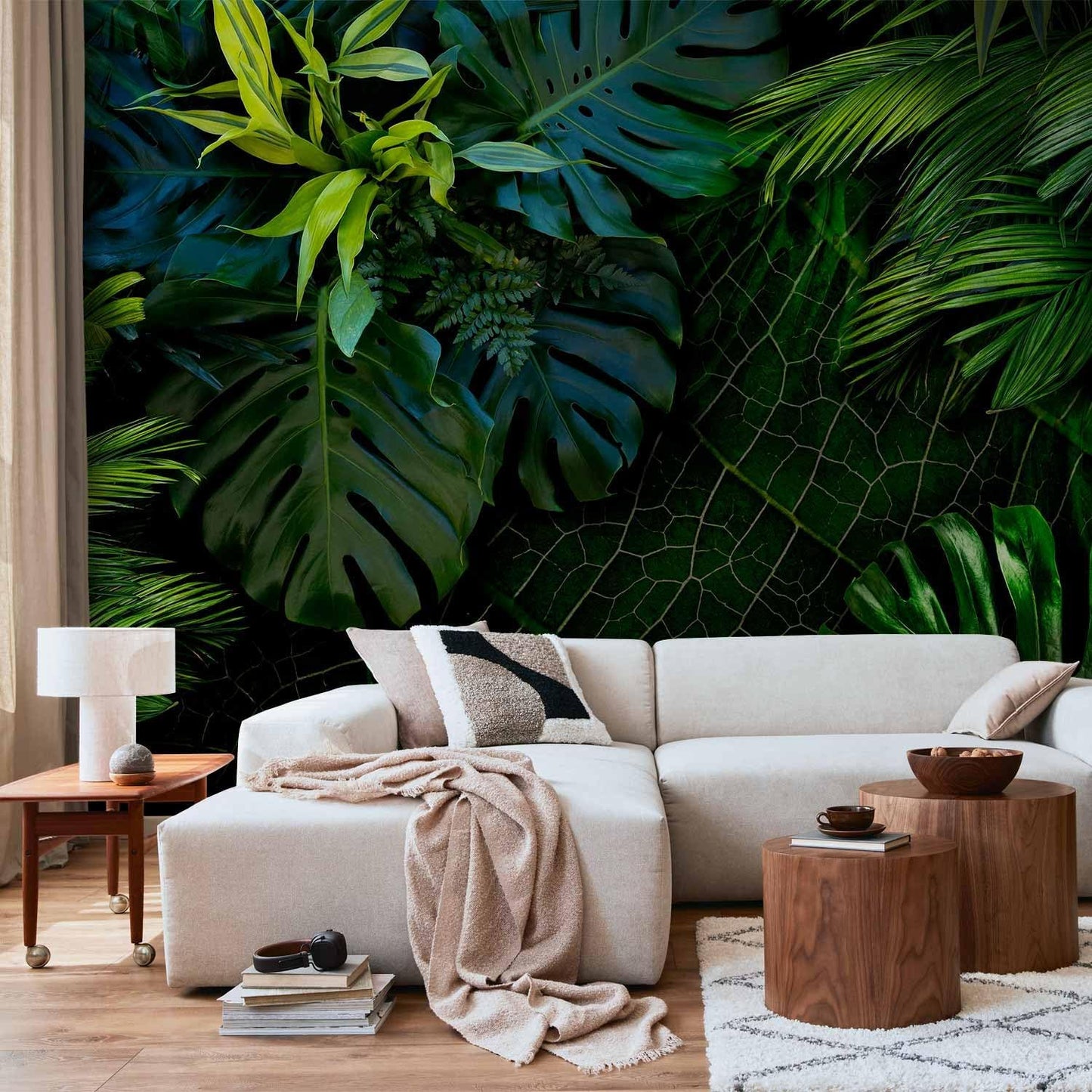 artgeist Wall Mural Tropical 98"x69" XXL Peel and Stick Self-Adhesive Wallpaper Removable Large Sticker Foil Wall Decor Print Picture Image Design