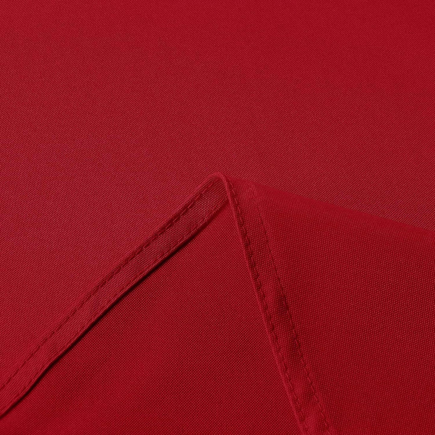 sancua Rectangle Tablecloth - 60 x 84 Inch - Stain and Wrinkle Resistant Washable Polyester Table Cloth, Decorative Fabric Table Cover for Dining Tables, Buffet Parties, Christmas Red