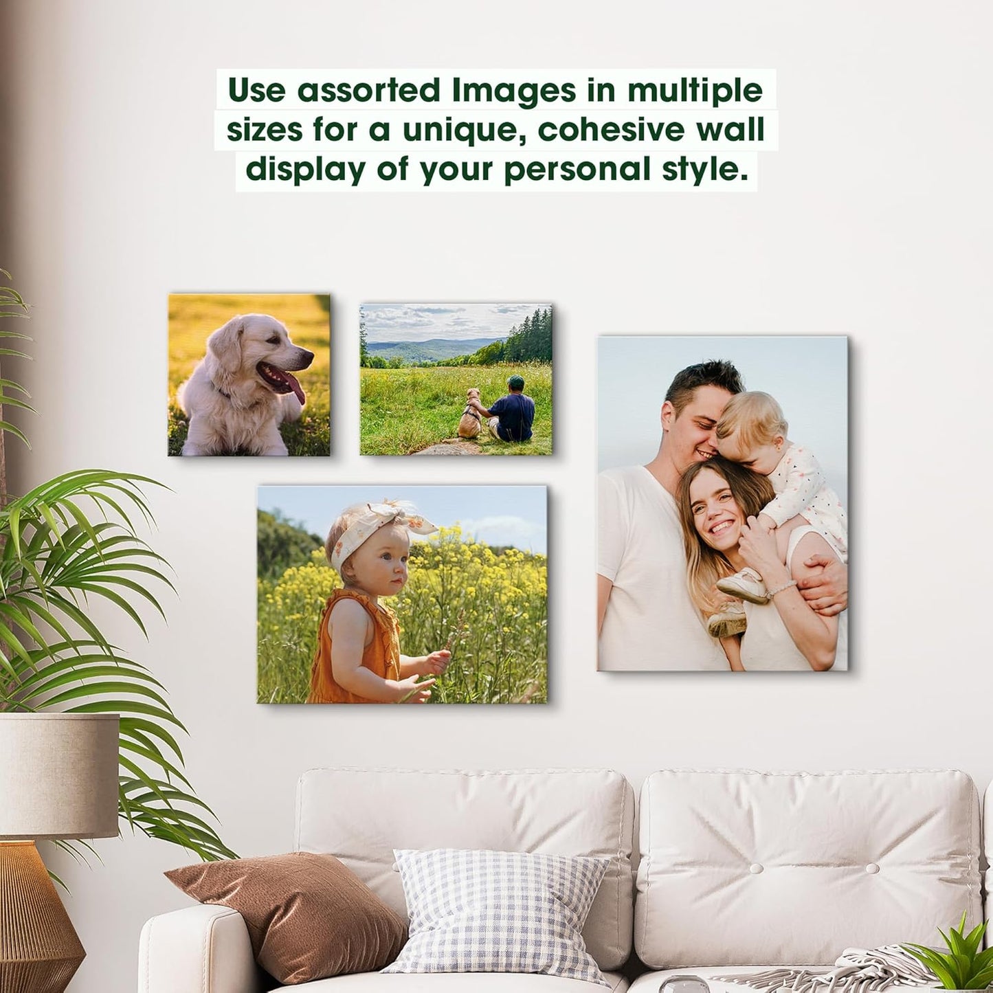 BuildASign Custom Canvas Prints with Your Photos – Personalized Picture To Canvas Wall Art, Perfect for Home Decor, Gifts & Keepsakes, Ready to Hang (12" L x 12" W x 1.5”D)