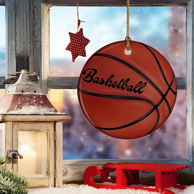 Sports Kids Basketball Player Gift - Christmas Ornament