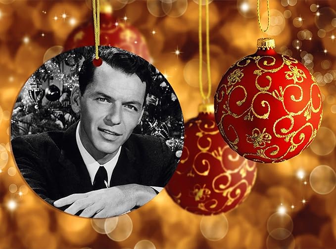 Classic Crooner's Monochrome Holiday Tribute