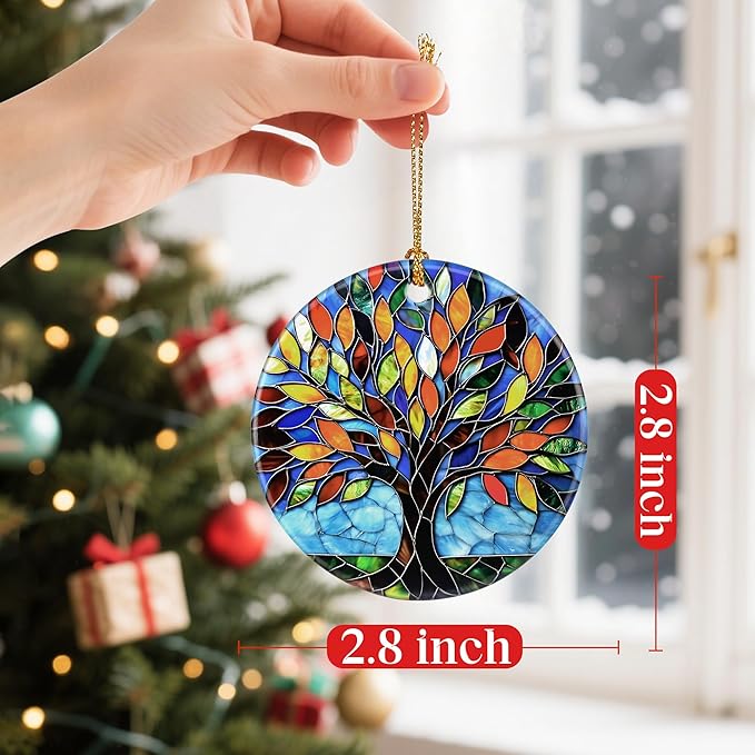Tree of Life Ornaments, Christmas Ornaments: Christmas Tree Decorations, Holiday Decor, Stocking Stuffers, Gift Ideas, Xmas Gifts, Housewarming Gift & Gifts for Women, Mom