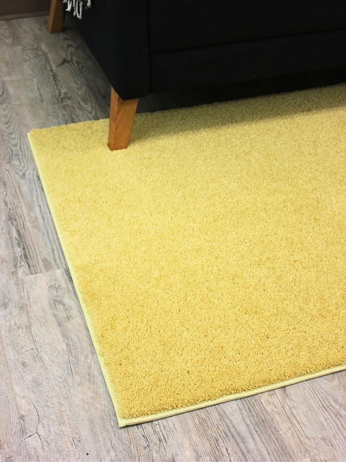 KOECKRITZ Soft and Colorful Kids Classroom Area Rugs (Passes Flammability Pill Test) Many Sizes and Bright Colors to Select from (5' x 5', Lemon)