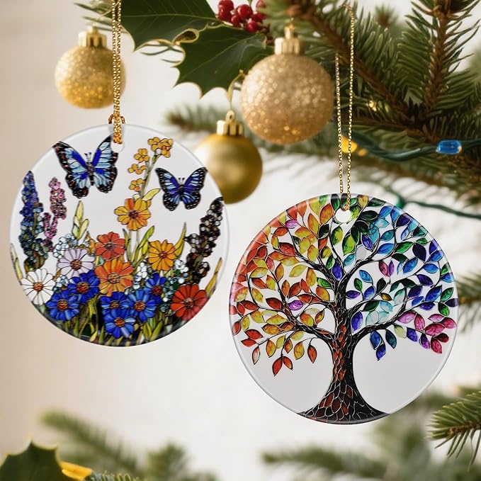 Tree of Life Ornament, Christmas Ornaments: Christmas Tree Decorations, Holiday Decor, Stocking Stuffers, Gift Ideas, Xmas Gift, Housewarming Gifts & Gifts for Friends and Family
