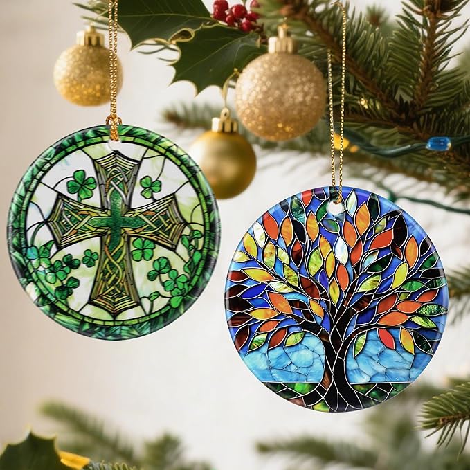 Tree of Life Ornaments, Christmas Ornaments: Christmas Tree Decorations, Holiday Decor, Stocking Stuffers, Gift Ideas, Xmas Gifts, Housewarming Gift & Gifts for Women, Mom