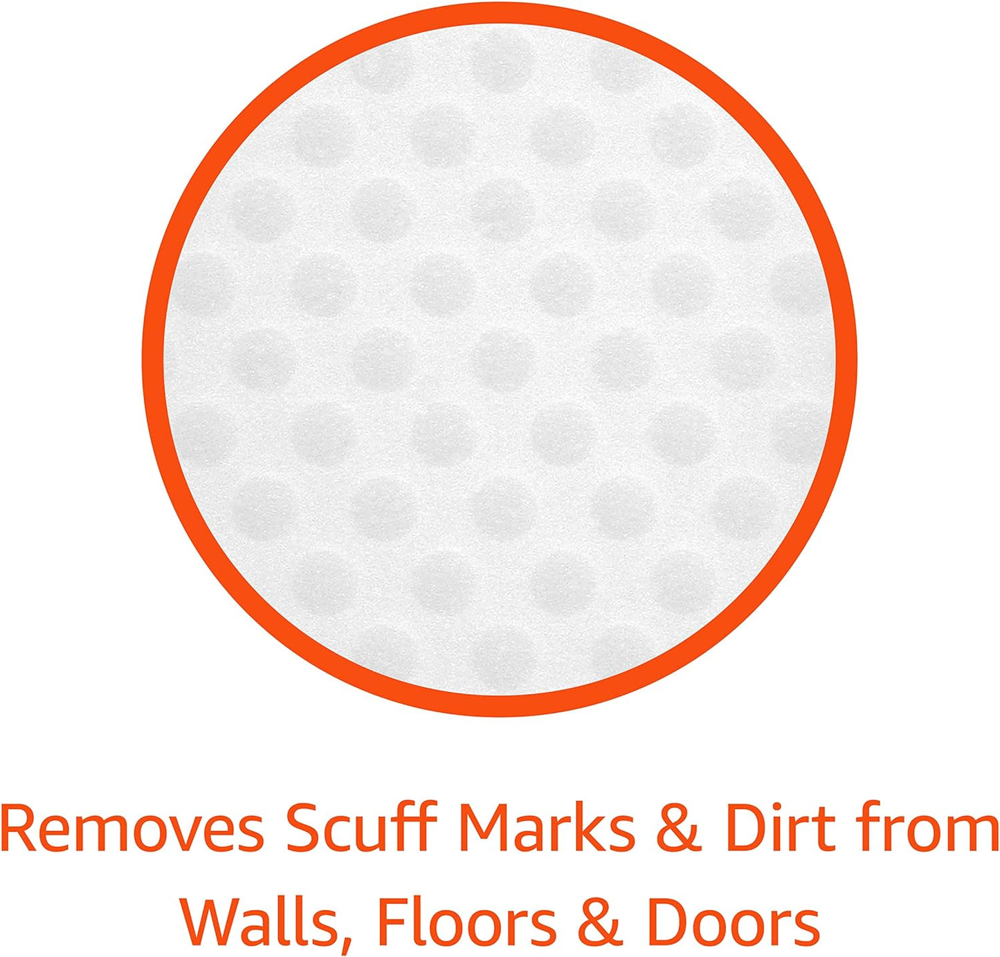 Amazon Basics Extra Durable Eraser, Cleaning Sponges, Removes Scruff Marks and Dirt from Any Surface (2 Packs of 7)